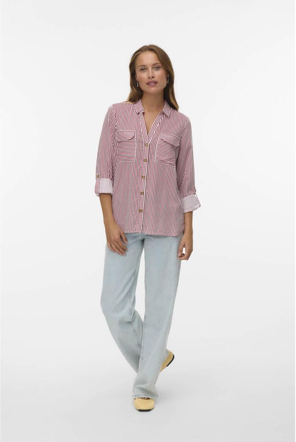 Vero Moda Overhemdblouse VMBUMPY L S SHIRT NEW WVN GA NOOS
