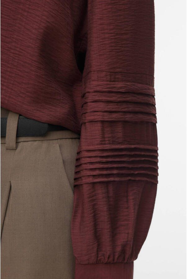 VERO MODA blouse roodbruin - Foto 2