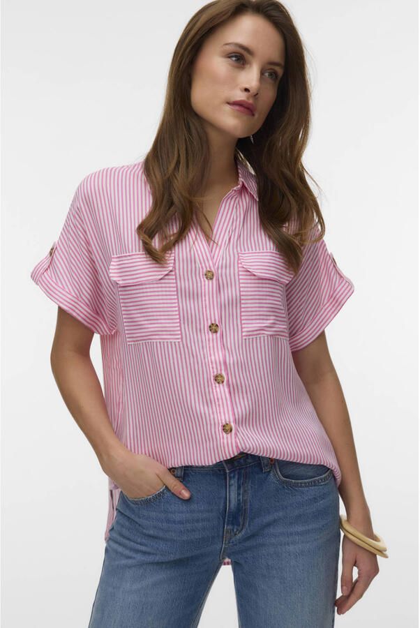 VERO MODA blouse roze - Foto 2