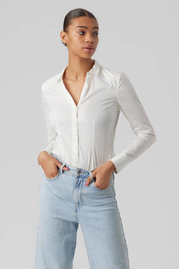 Vero Moda Blousebody VMLADY L S G-STRING SHIRT WVN NEW NOOS - Foto 4