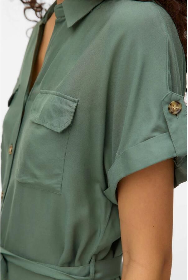 Vero Moda Getailleerde mini-jurk van pure viscose model 'BUMPY'