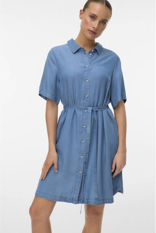 Vero Moda Getailleerde denimjurk van lyocell model 'BREE'