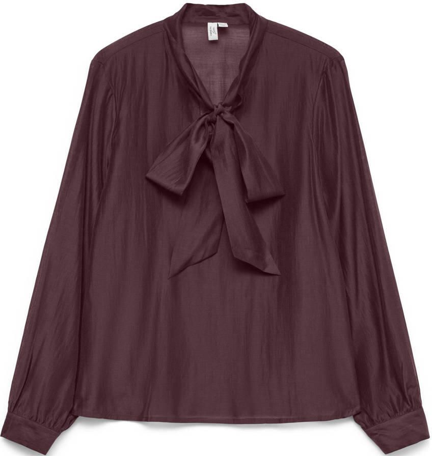 VERO MODA blousetop donkerrood