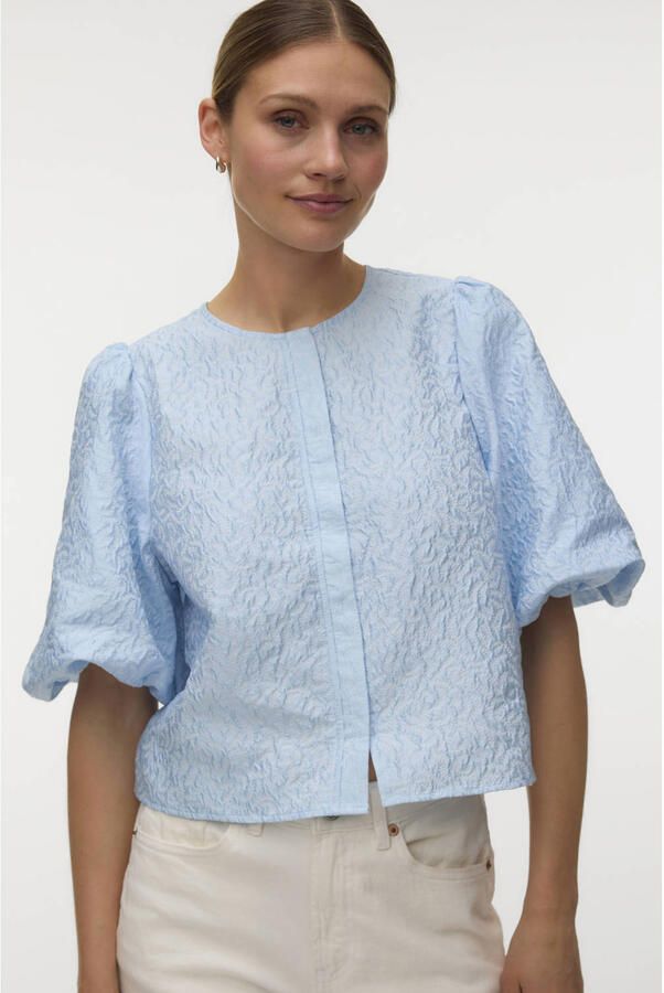VERO MODA blousetop lichtblauw