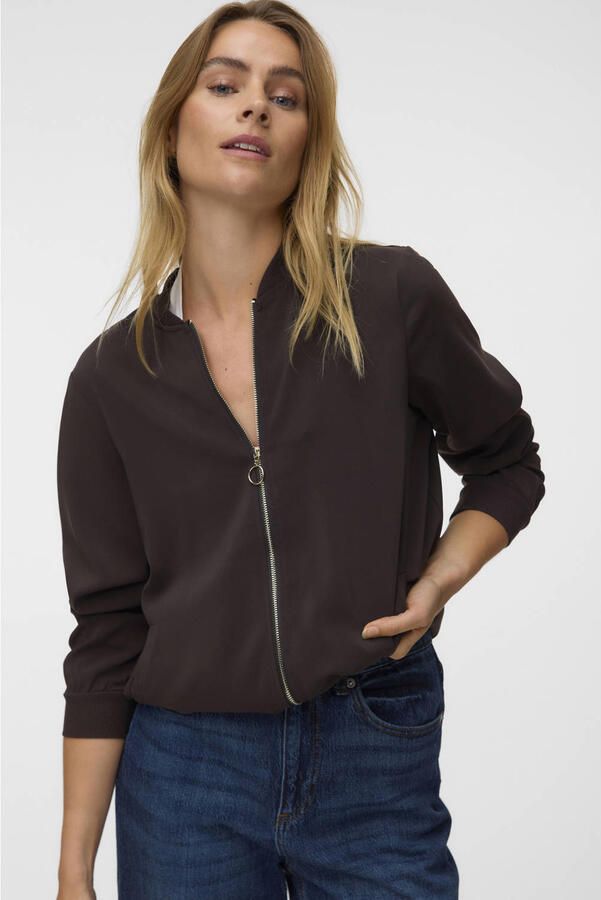 Vero Moda Regular fit blouson met ritssluitingdetail