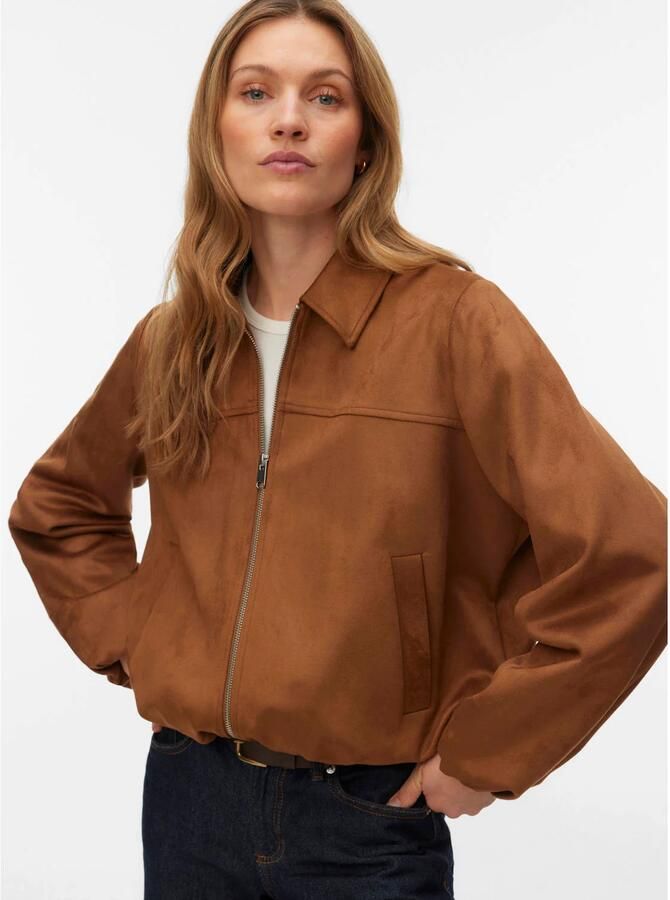 VERO MODA bomberjack bruin