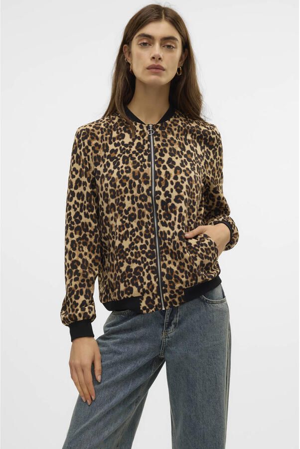 Vero Moda Regular fit blouson met all-over motief model 'COCO'