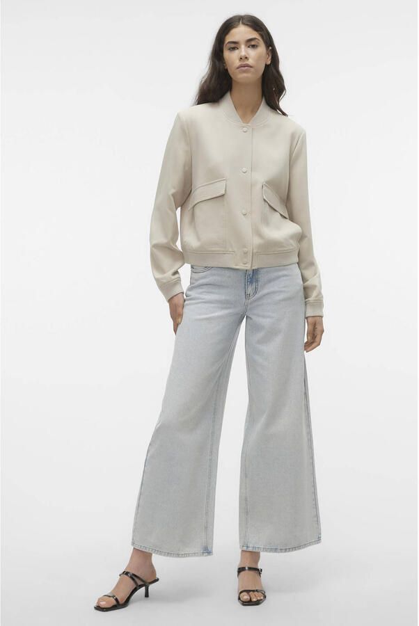 Vero Moda Comfort fit bomberjack met viscose model 'AMALA' - Foto 2
