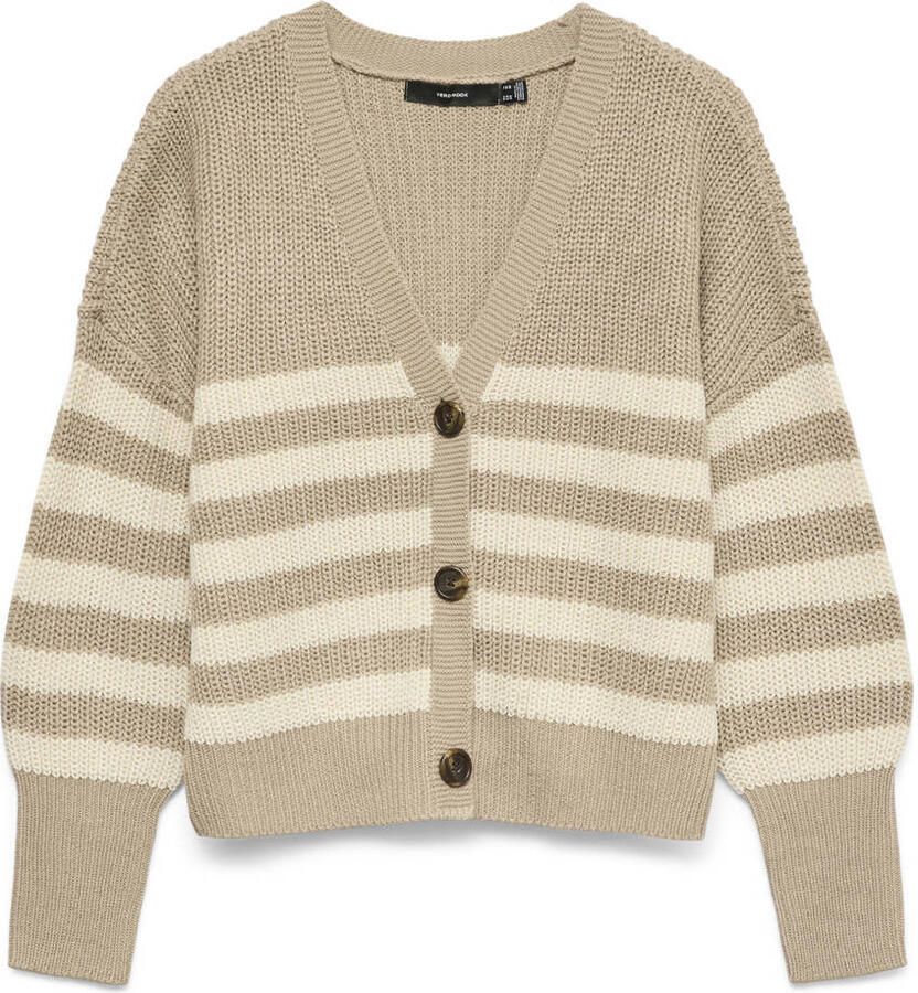Vero Moda Relaxed fit gebreid jack met V-hals model 'LEA' - Foto 2