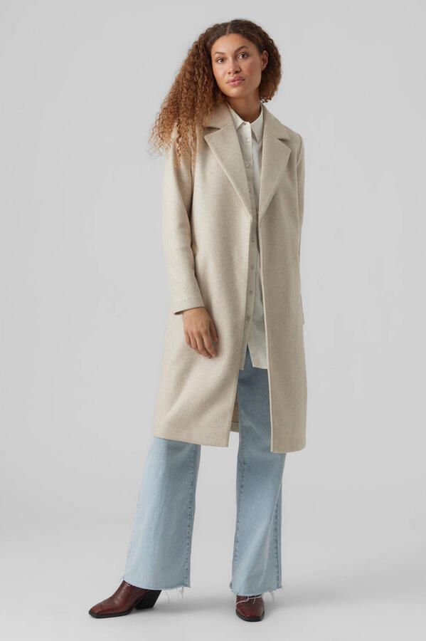 Vero Moda Regular fit lange jas met strikceintuur model 'FORTUNEAYA' - Foto 2