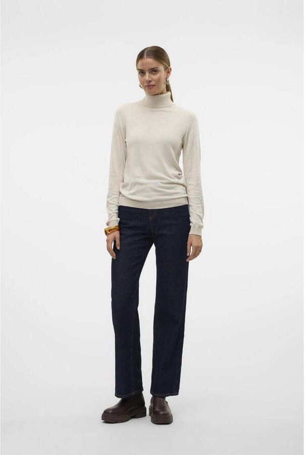 Vero Moda Gebreide trui VMIRIS LS ROLLNECK PULLOVER GA NOOS