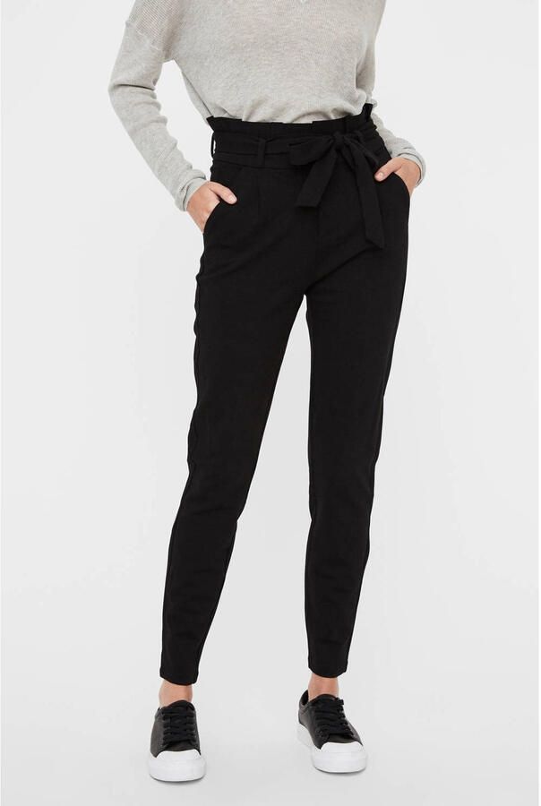 Vero Moda Paperbag-broek VMEVA HR LOOSE PAPERBAG PANT GA NOOS
