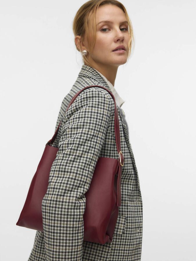 VERO MODA crossbody tas VMRILEY donkerrood - Foto 2