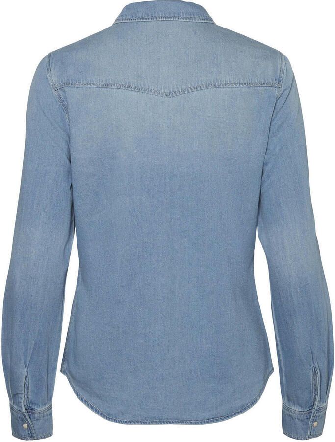 Vero Moda Jeans blouse VMMARIA LS DENIM SLIM SHIRT MIX NEW - Foto 2