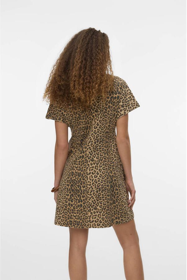 Vero Moda Penelope V-neck Denim Short Jurk Dames - Foto 2