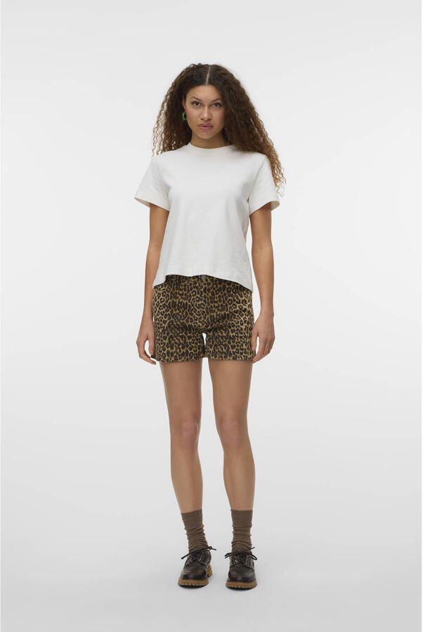 Vero Moda Regular fit korte jeans van katoenmix model 'TESS'