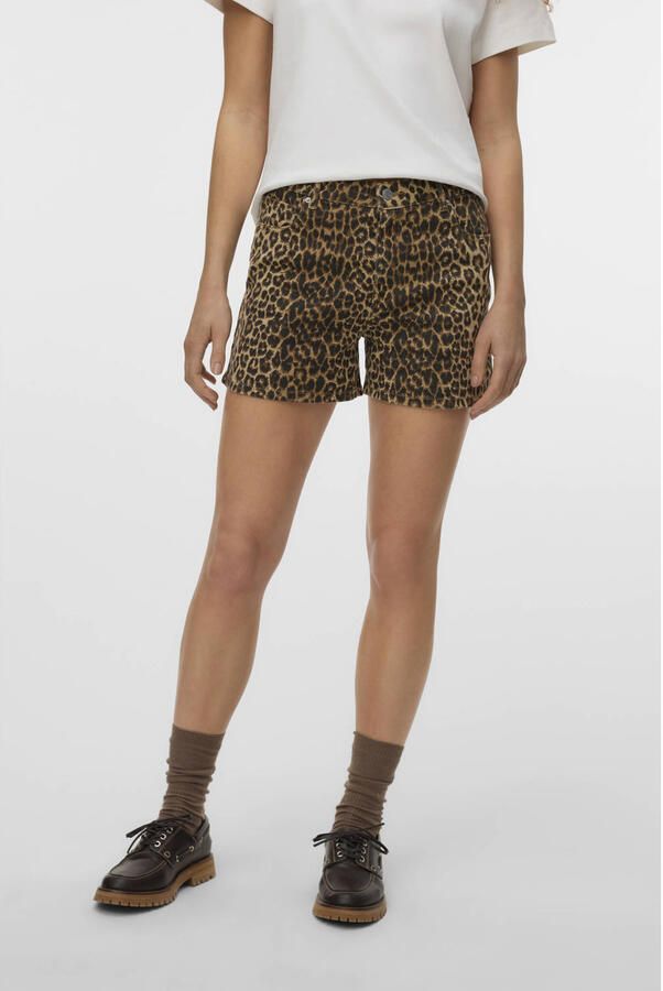 Vero Moda Regular fit korte jeans van katoenmix model 'TESS'