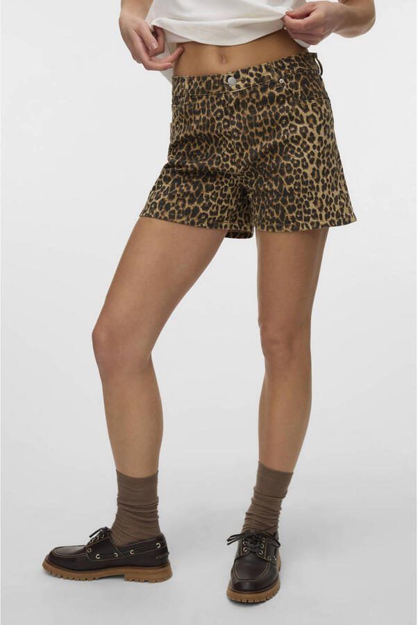 Vero Moda regular fit korte jeans van katoenmix model 'TESS' - Foto 2
