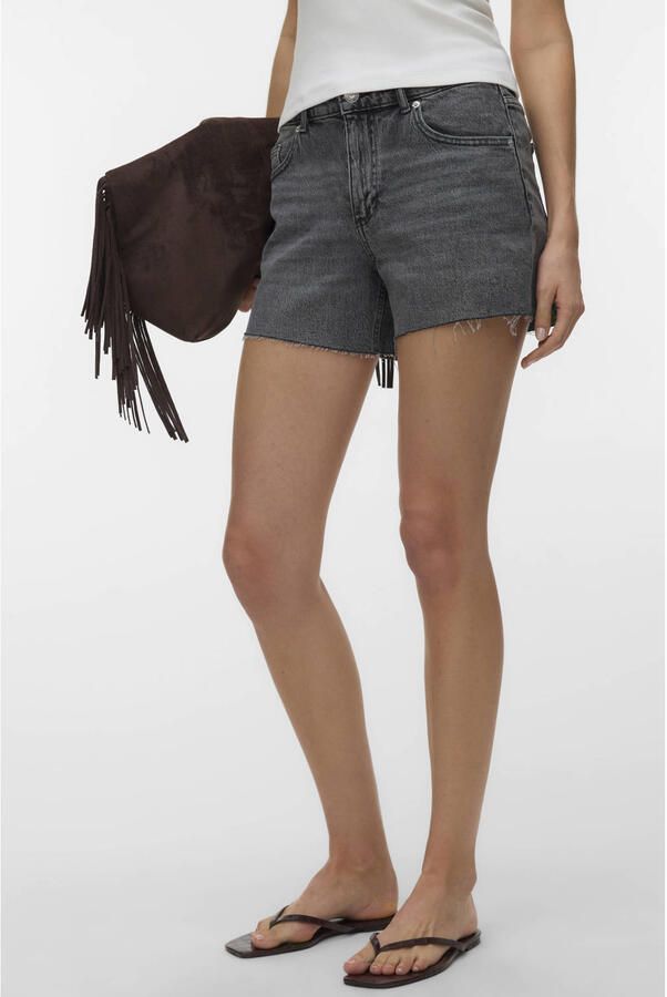 Vero Moda regular fit korte jeans van katoenmix model 'TESS' - Foto 4