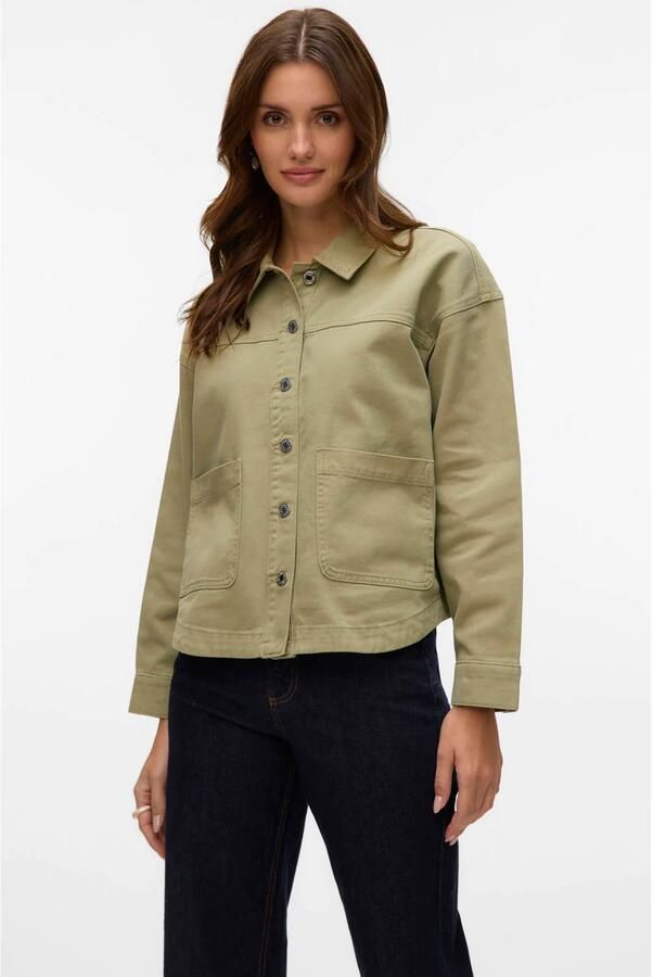 Vero Moda Jeansjack VMJAMIE LS DENIM SHACKET MIX NOOS