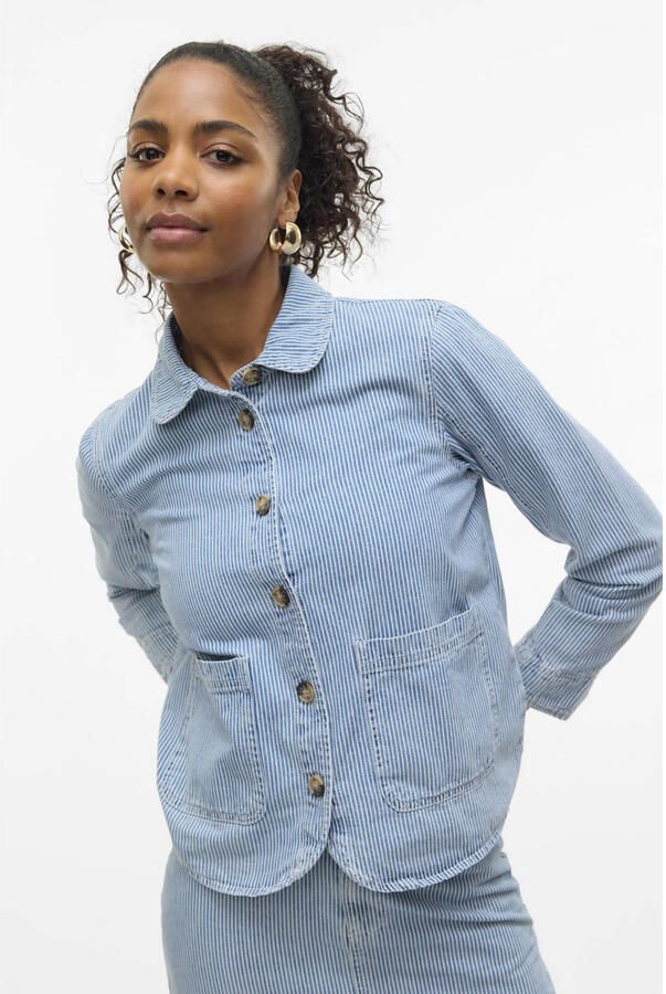 VERO MODA denim spijkerjas light blue denim