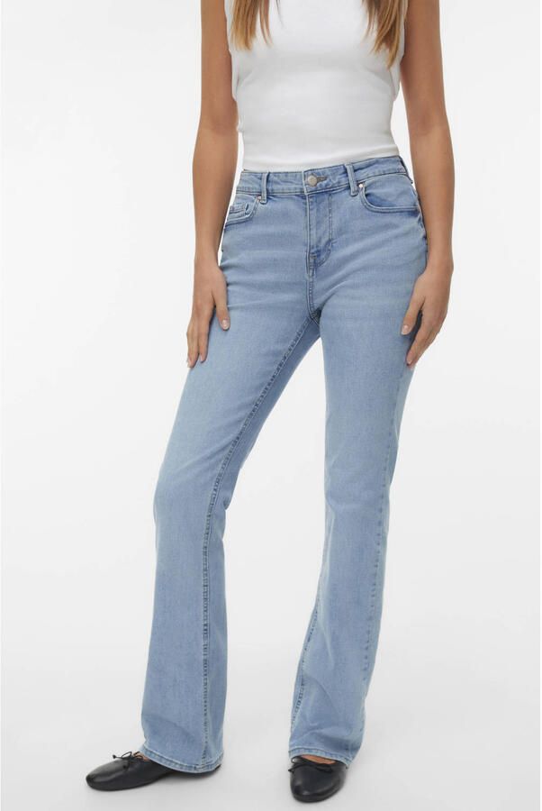 VERO MODA flared jeans light blue denim - Foto 2