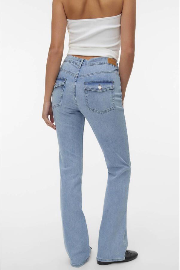 VERO MODA flared jeans light blue denim - Foto 3
