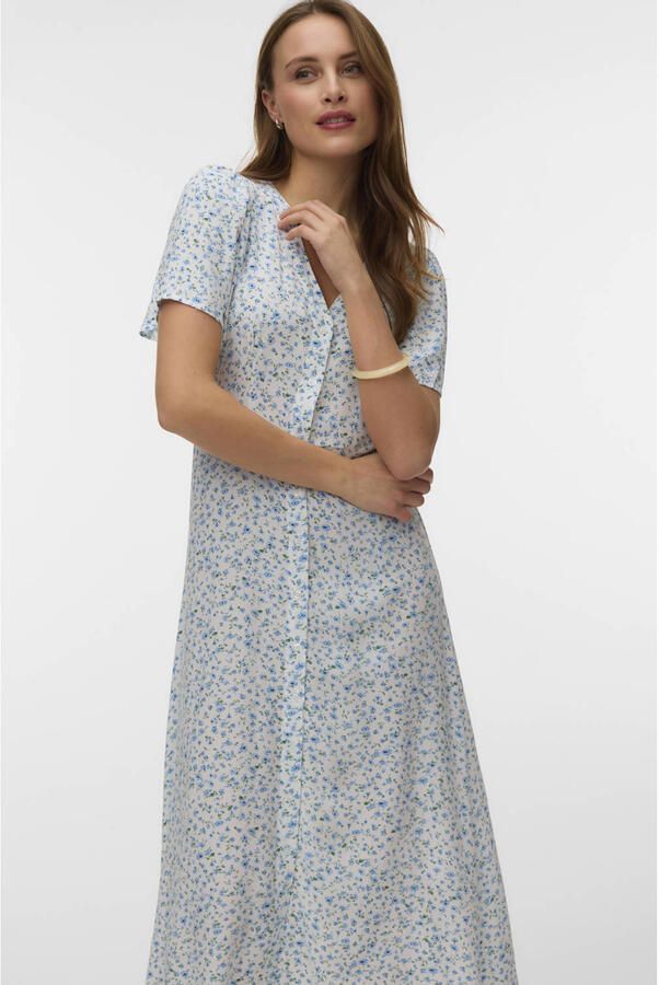 VERO MODA gebloemde maxi jurk