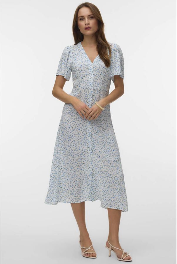 VERO MODA gebloemde maxi jurk - Foto 2