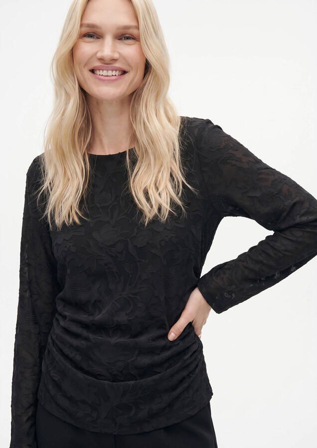 VERO MODA gebloemde top zwart