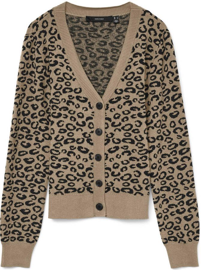 Vero Moda Vest VMNANCY LS V-NECK CARDIGAN BOO