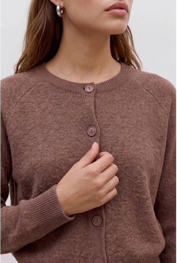 VERO MODA gebreid vest bruin - Foto 2
