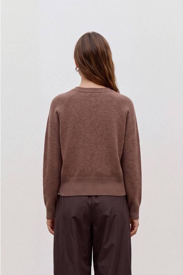 VERO MODA gebreid vest bruin - Foto 3
