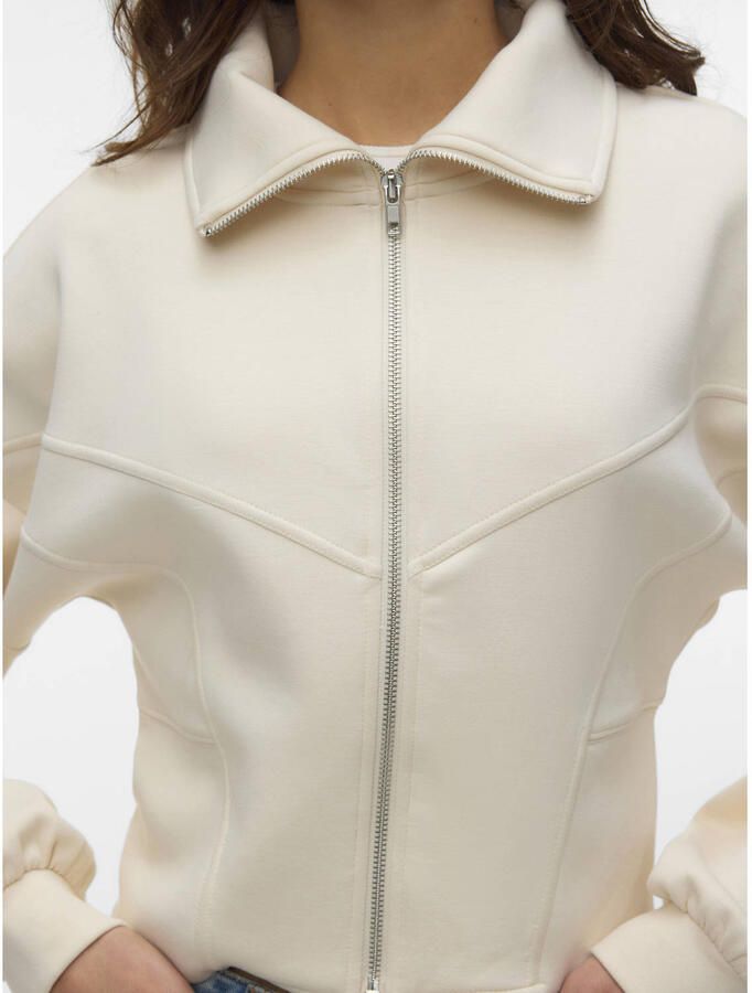 VERO MODA gebreid vest ecru - Foto 2