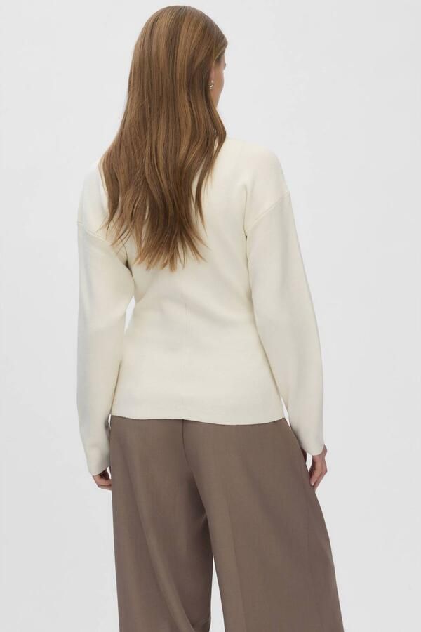Vero Moda Gebreid jack met ronde hals - Foto 2