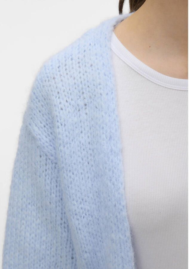 VERO MODA gebreid vest lichtblauw - Foto 2