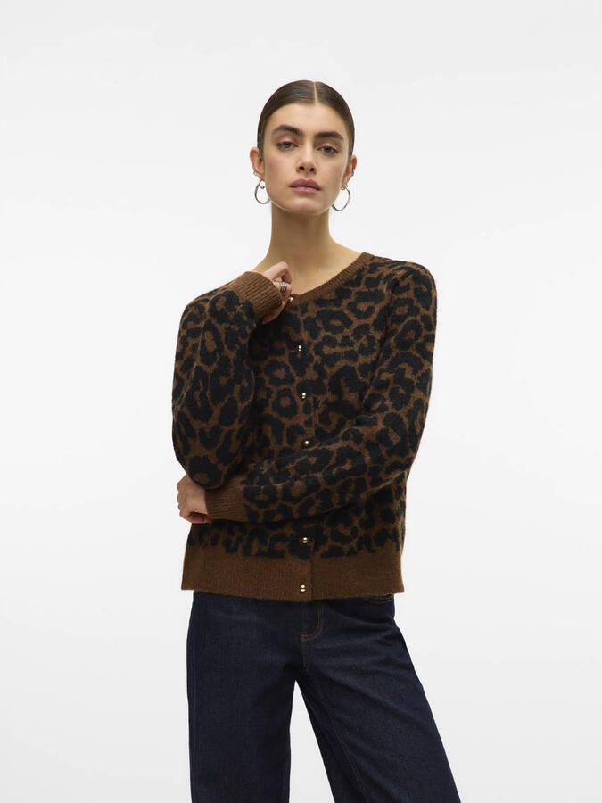 Vero Moda Vest VMNEWKAI LS O-NECK CARDIGAN BOO - Foto 1