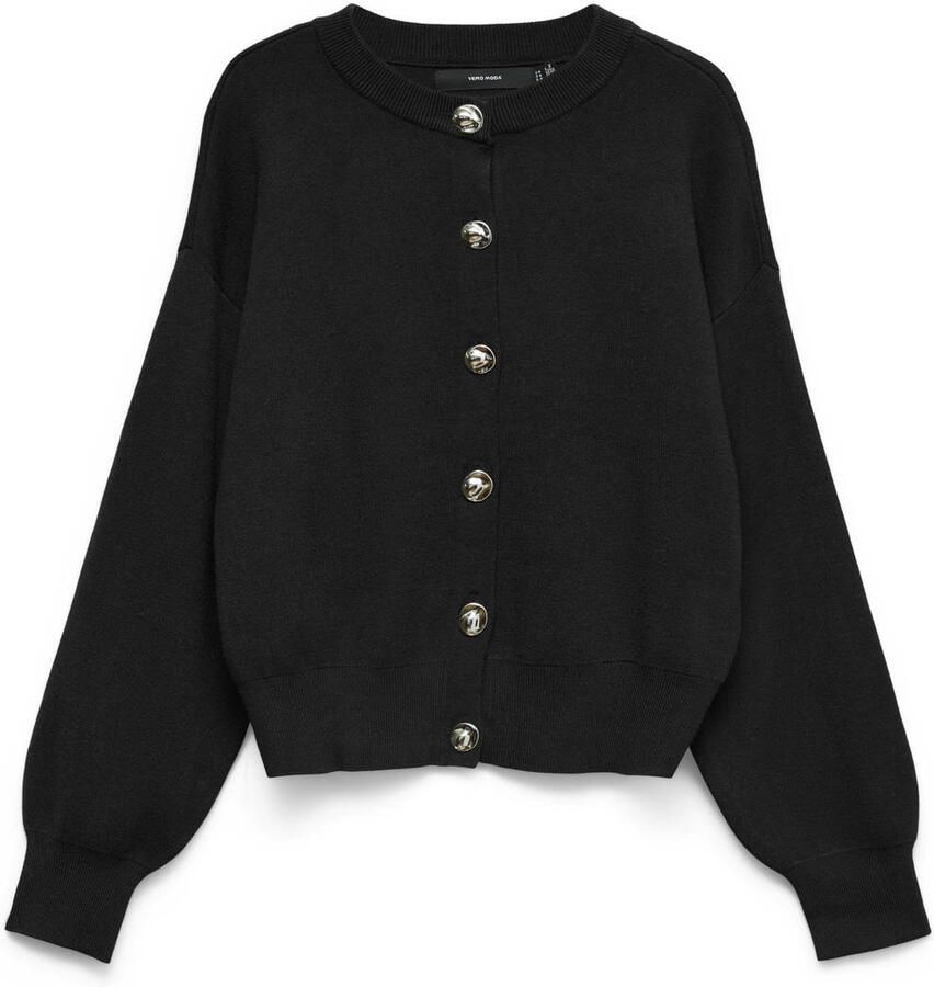 VERO MODA gebreid vest zwart