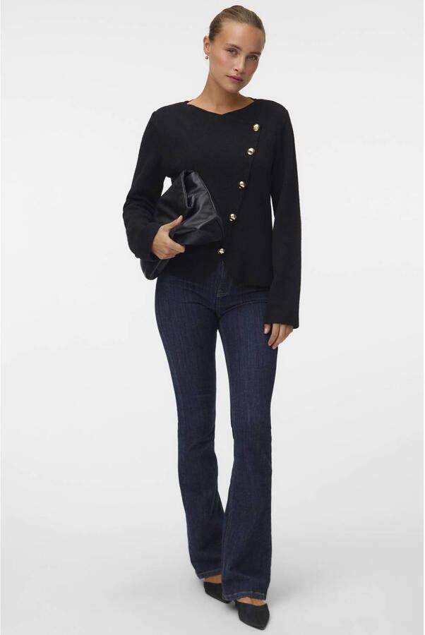 VERO MODA gebreid vest zwart - Foto 2