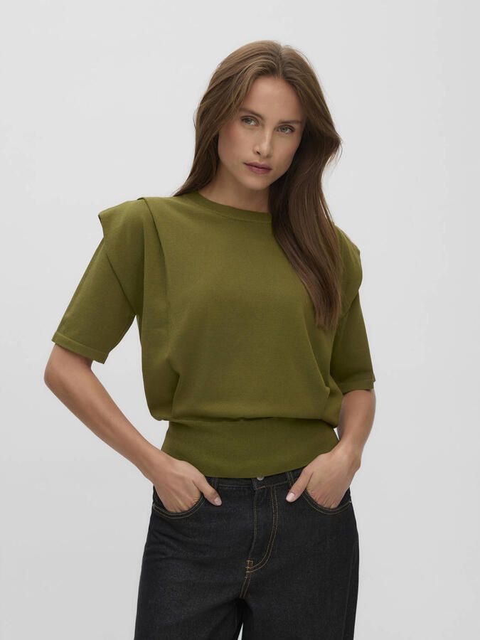 VERO MODA gebreide top groen