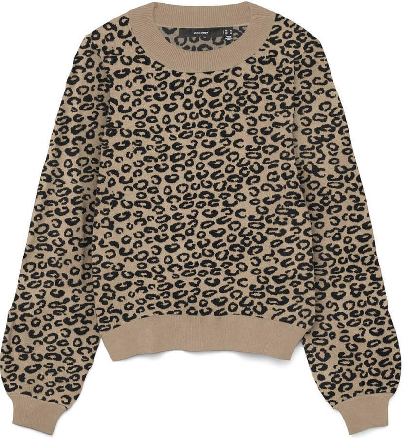Vero Moda Regular fit gebreide pullover van viscosemix model 'NANCY'