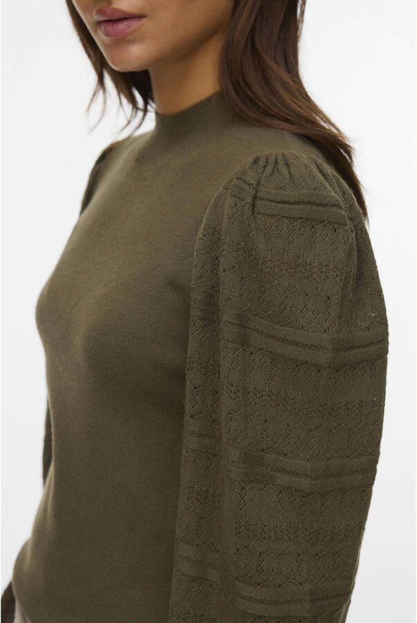 Vero Moda New Limone LS Highneck Sweater Dames - Foto 1