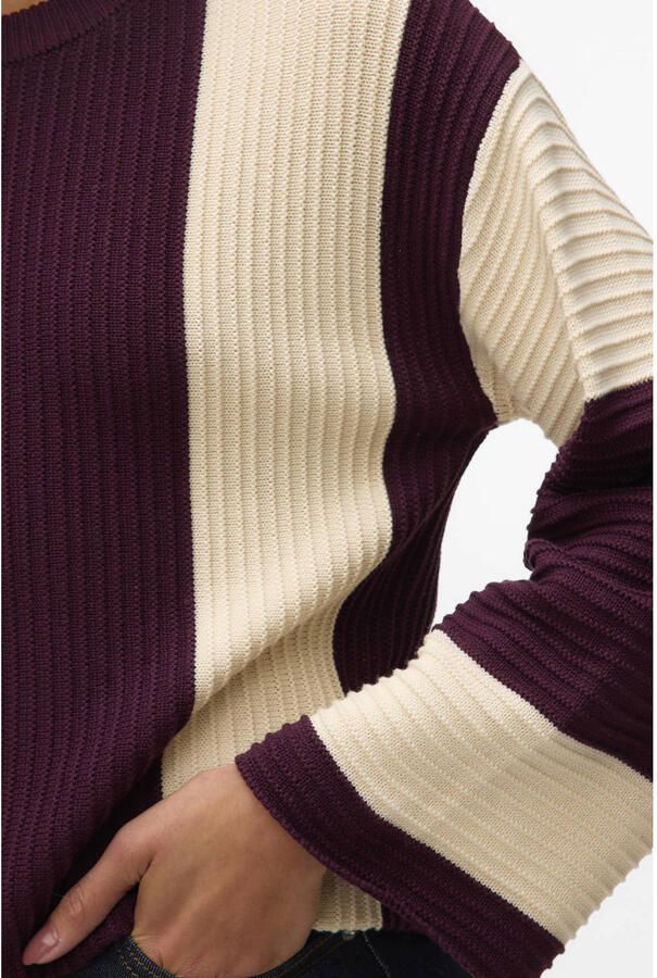 Vero Moda Regular fit gebreide pullover van katoenmix model 'GIGI'