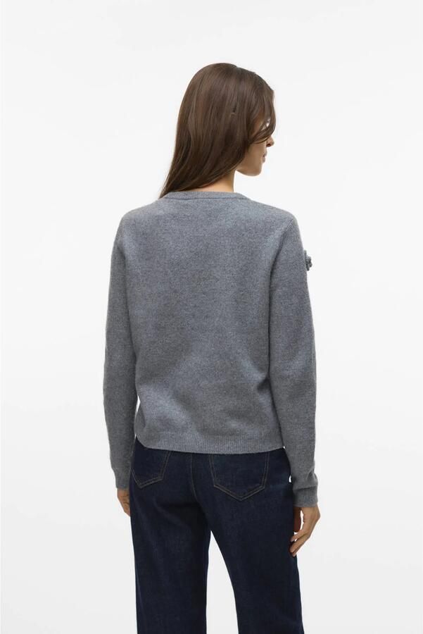 Vero Moda Trui met ronde hals VMROSE LS O-NECK PULLOVER BOO - Foto 2