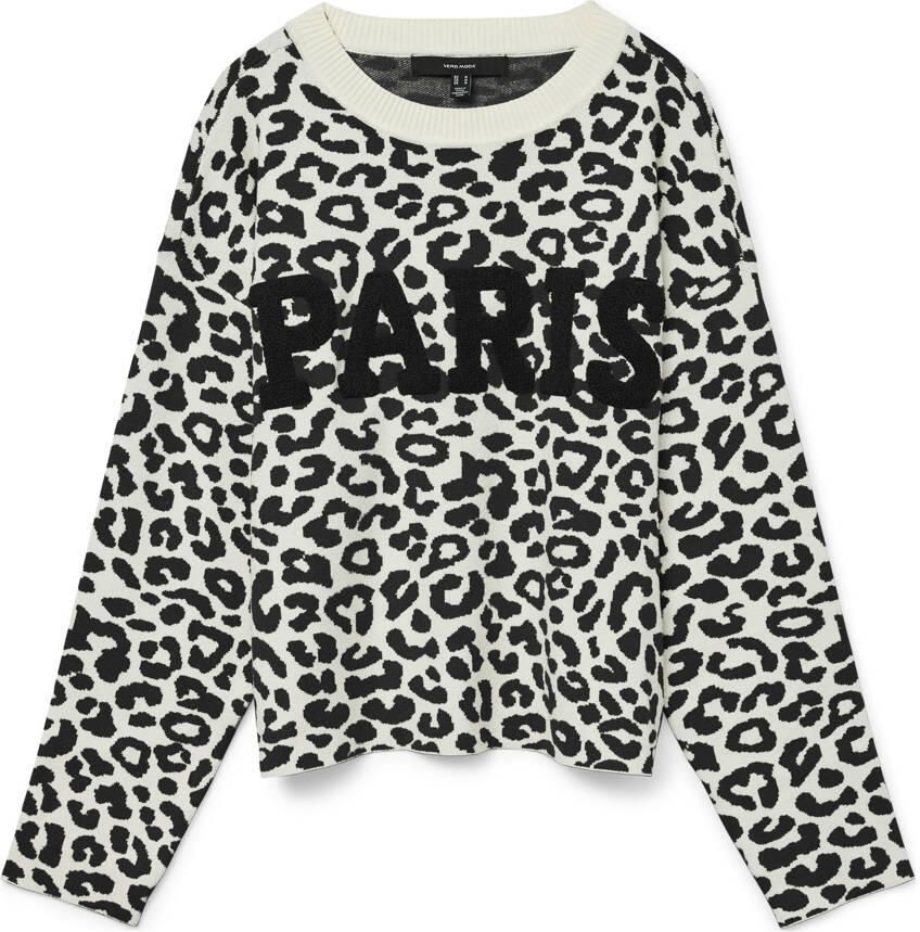 Vero Moda Gebreide trui VMTRES BIEN LS O-NECK PULLOVER