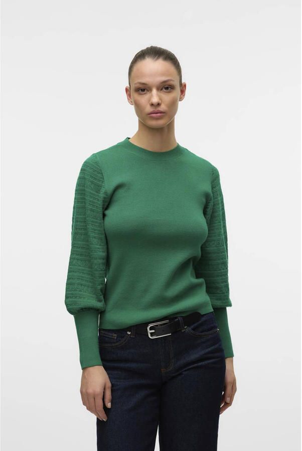 Vero Moda Holly Pointelle Gebreide Trui Dames - Foto 2