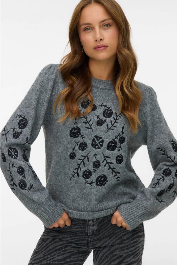 Vero moda Muta Embrodery Pullover