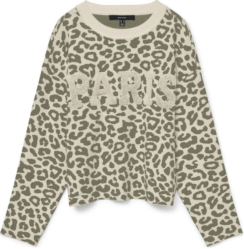 Vero Moda Gebreide trui VMTRES BIEN LS O-NECK PULLOVER