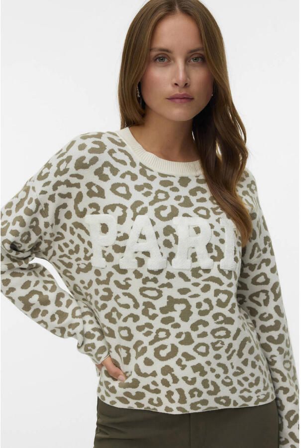 Vero Moda Gebreide trui VMTRES BIEN LS O-NECK PULLOVER