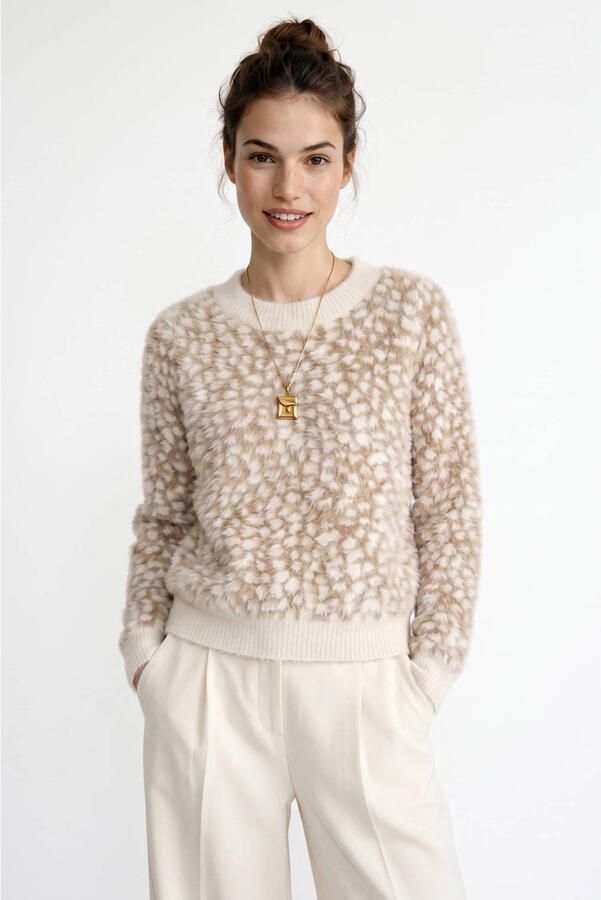 Vero moda Jungle Long Sleeve O-neck Pullover